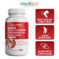Nutra Botanics Triple Strength Glucosamine Chondroitin MSM - 60 Tablets