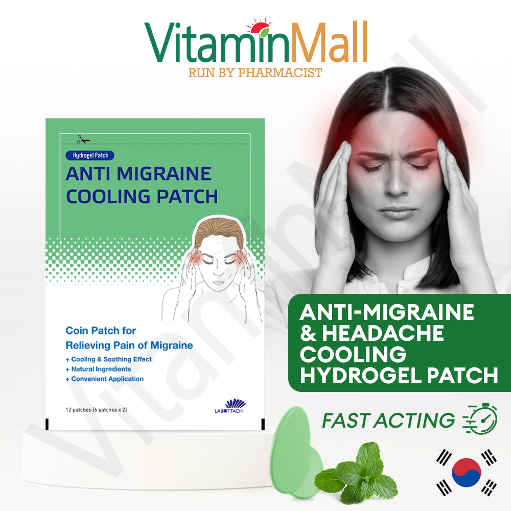 Labottach Anti Migraine Hydrogel Cooling Patch