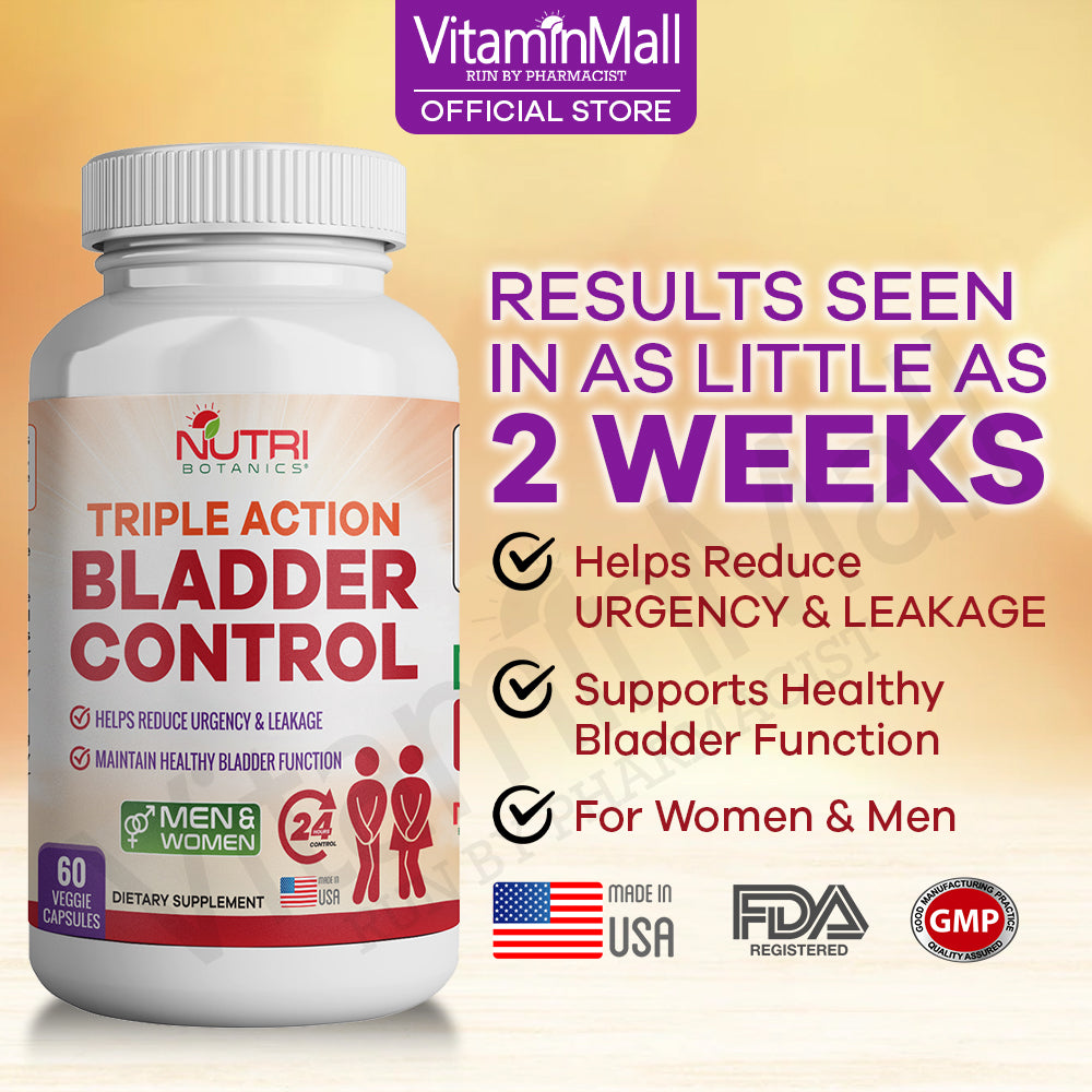 Nutri Botanics Bladder Control – 60 Capsules