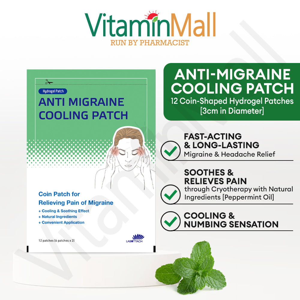 Labottach Anti Migraine Hydrogel Cooling Patch
