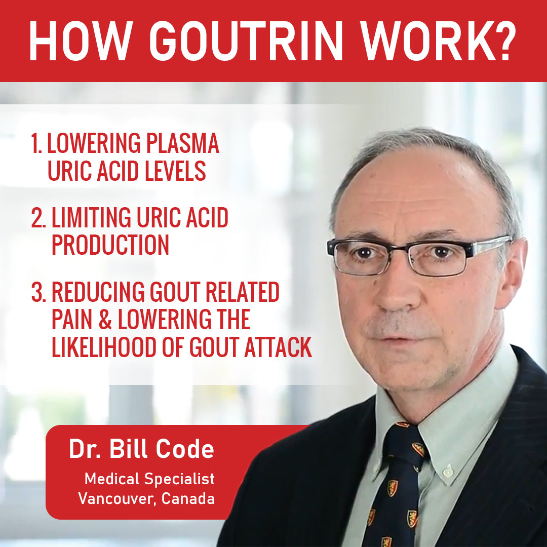 Organika Goutrin Gout Control Supplement – 60 Vegetarian Capsules
