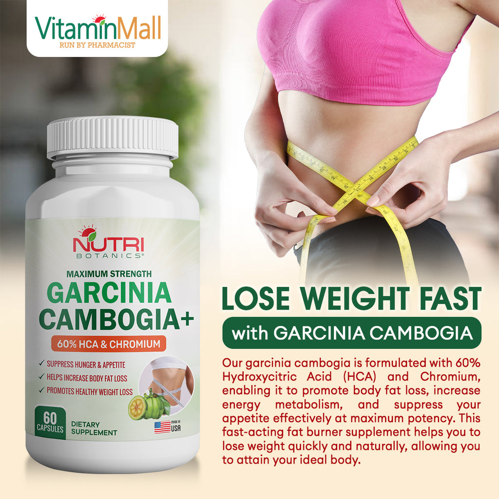Nutri Botanics Maximum Strength Garcinia Cambogia +  - 60 Capsules