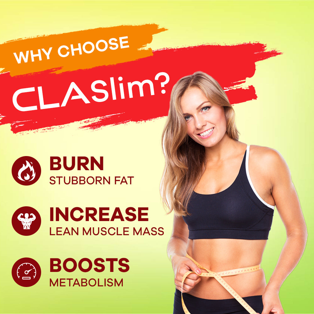 EC Sports CLASLIM - CLA Weight Loss Fat Burner Supplement - 90 Softgels