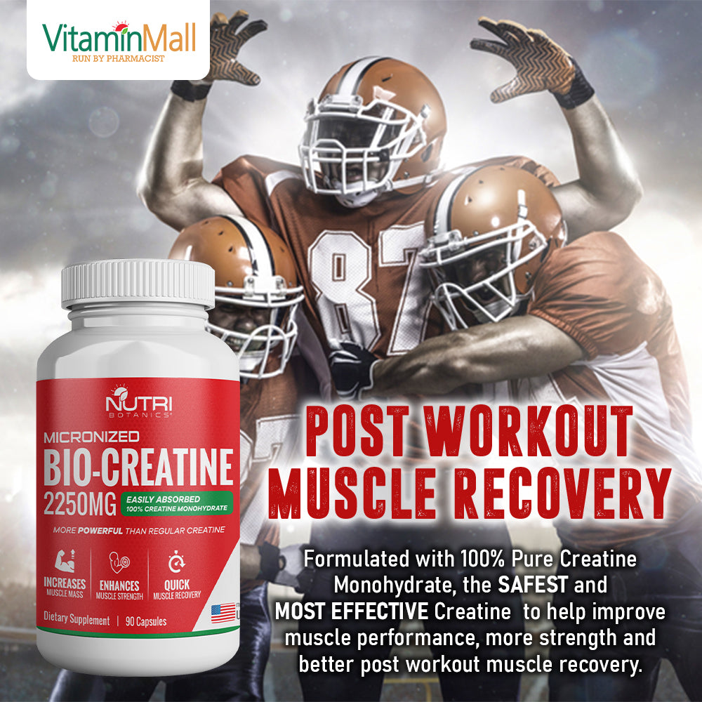 Nutri Botanics Bio Creatine Monohydrate - 2250mg