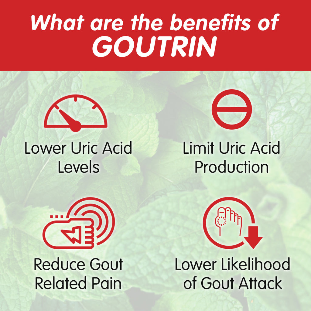 Organika Goutrin Gout Control Supplement – 60 Vegetarian Capsules