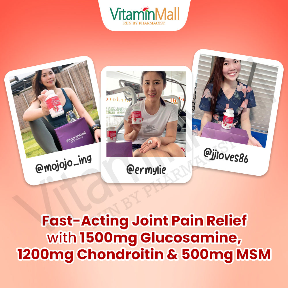 Nutra Botanics Triple Strength Glucosamine Chondroitin MSM - 60 Tablets