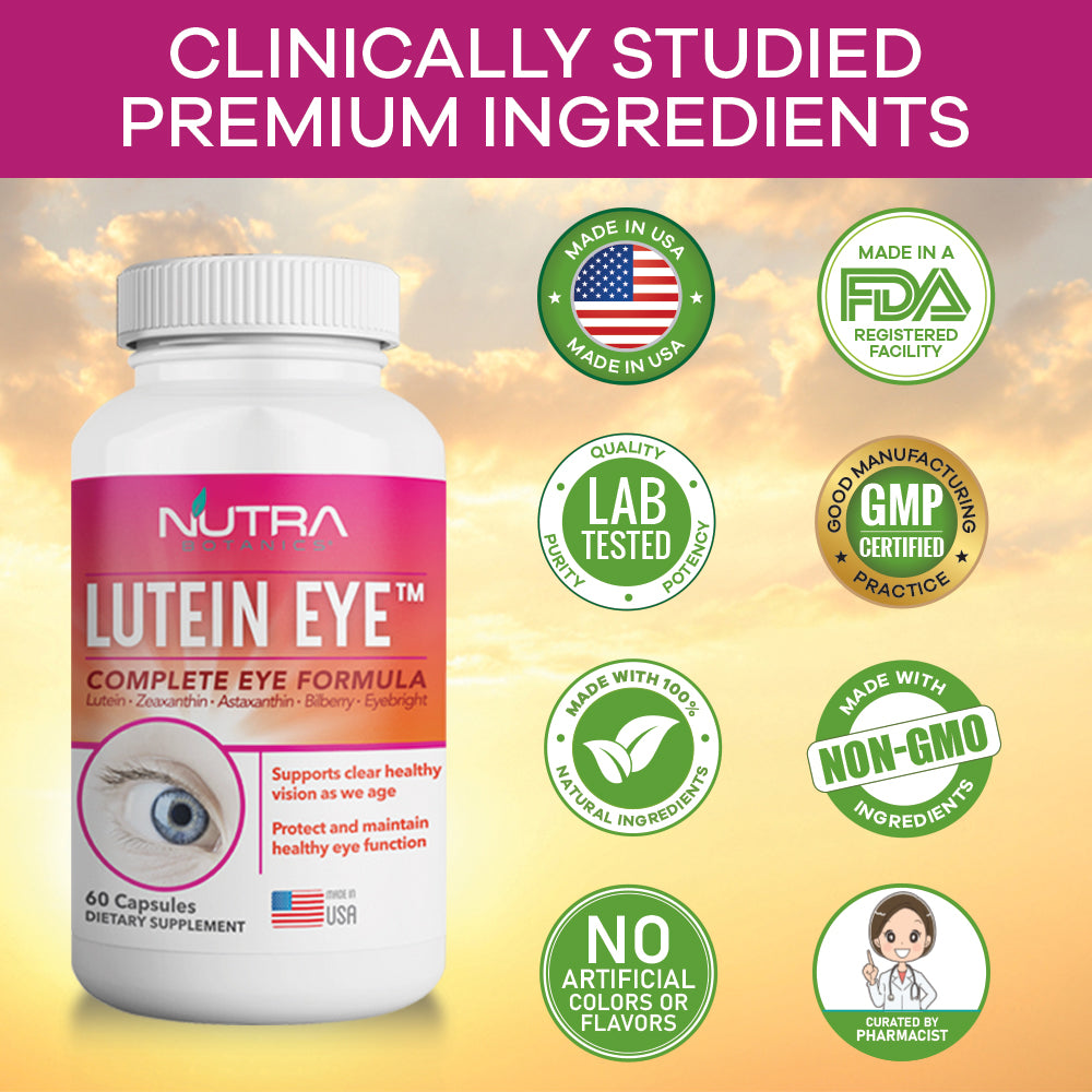 Nutra Botanics Lutein Eye - 60 Capsules