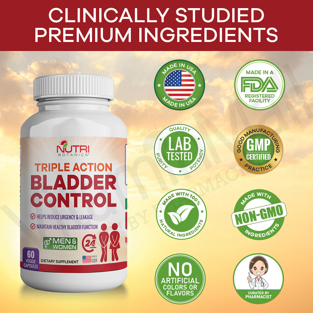 Nutri Botanics Bladder Control – 60 Capsules