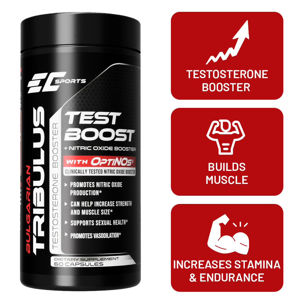 EC Sports Testosterone Booster Supplement for Men - 60's