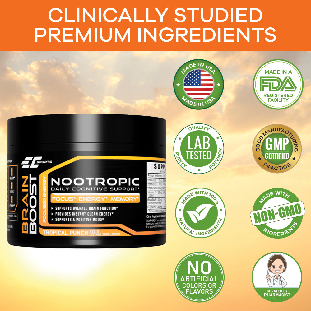 EC Sports Neuro+ Brain Boost - 130g