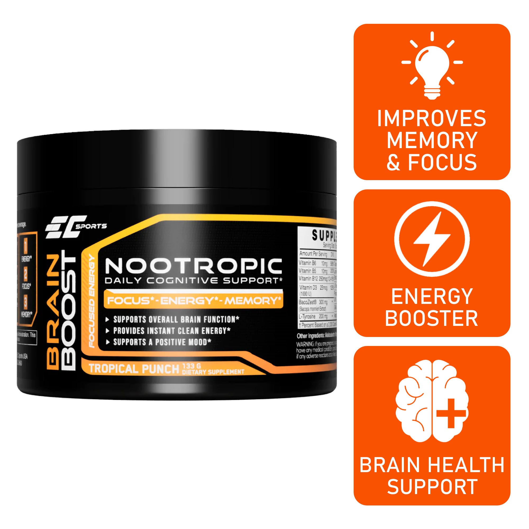 EC Sports Neuro+ Brain Boost - 130g