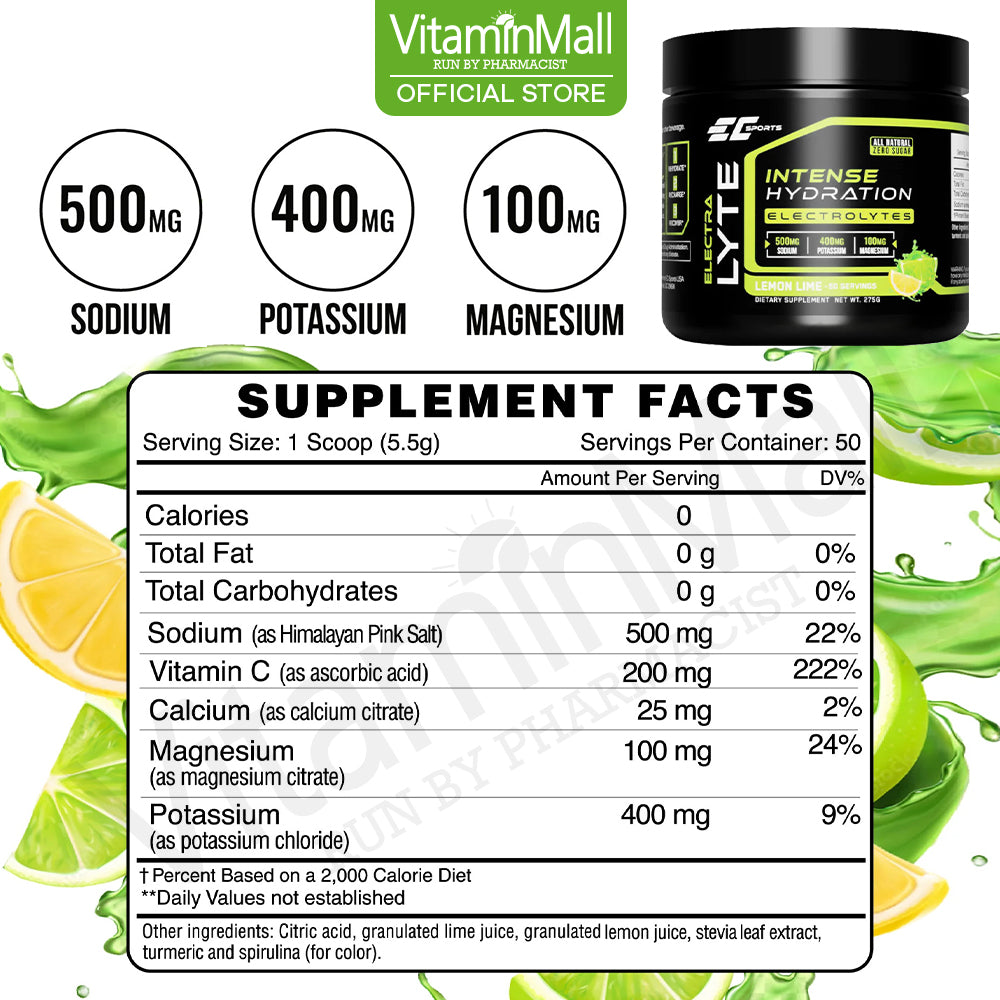 EC Sport ElectraLyte Electrolyte 500mg