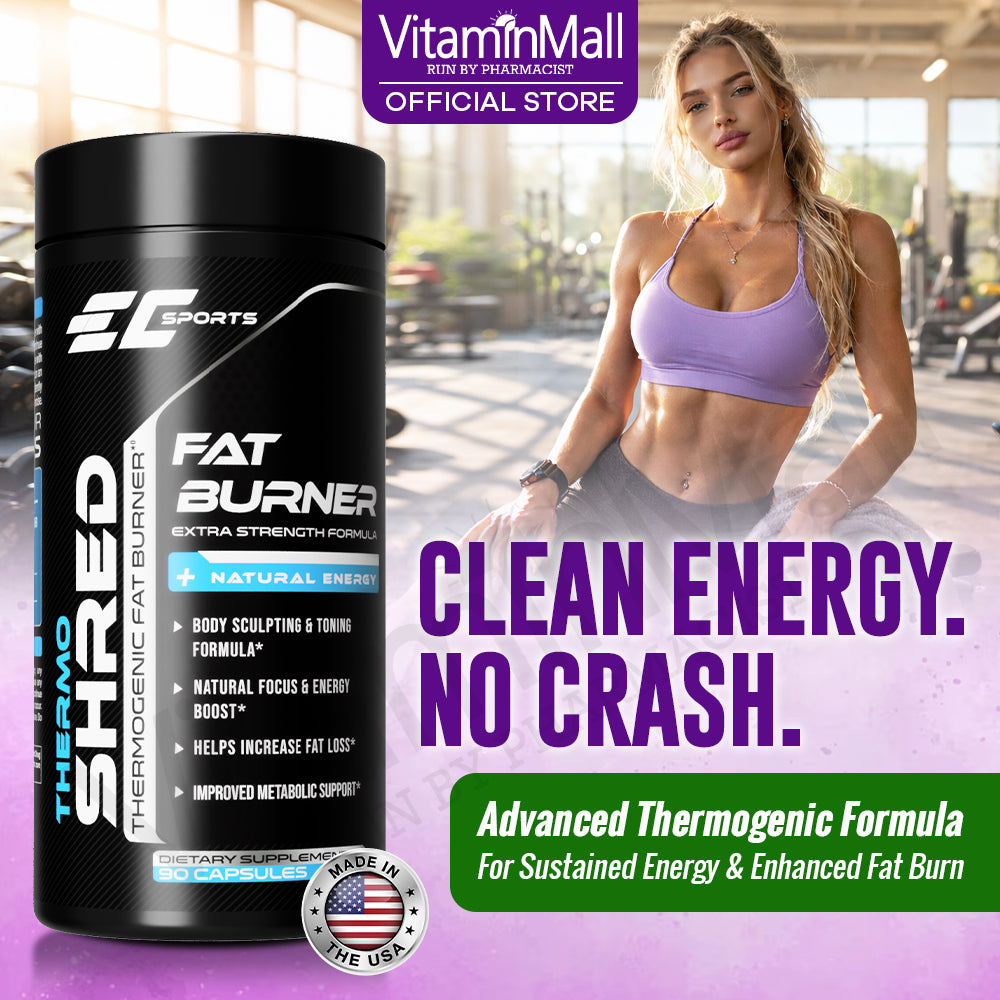 EC Sports ThermoShred Thermogenic Fat Burner - 90 Capsules