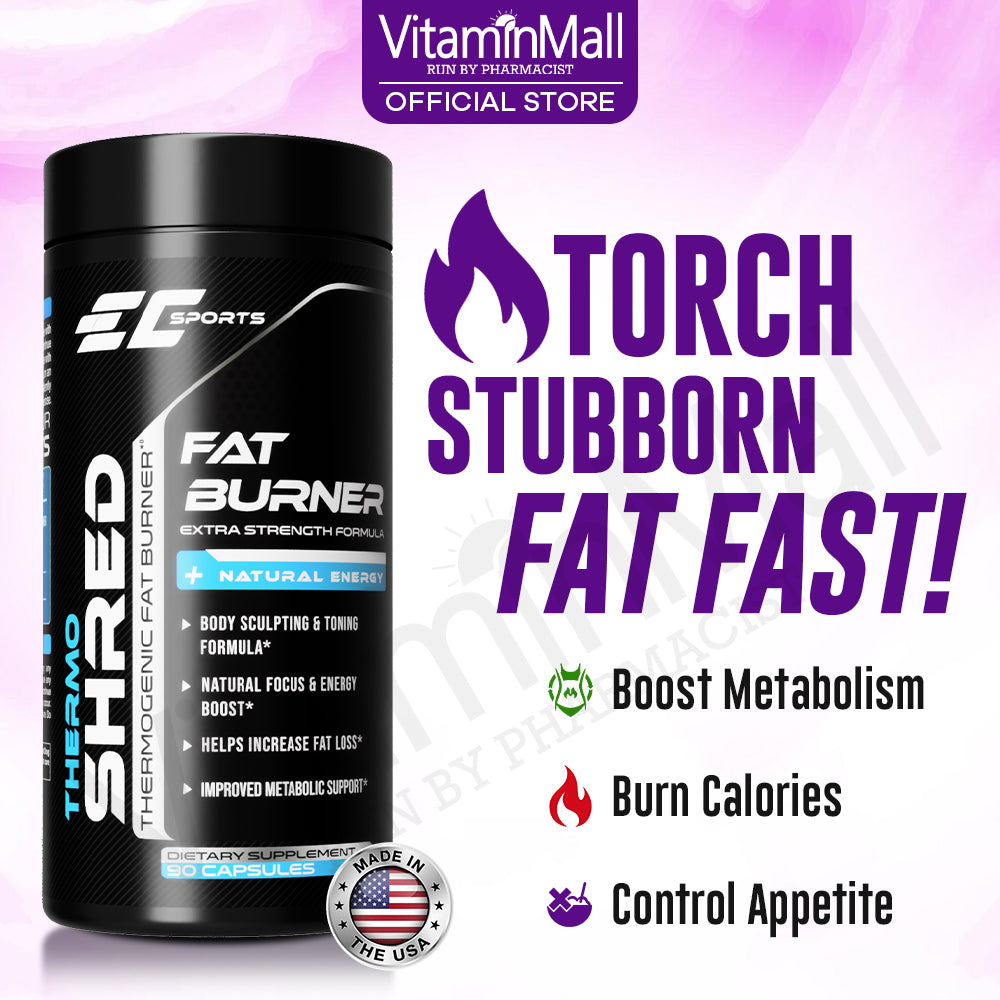 EC Sports ThermoShred Thermogenic Fat Burner - 90 Capsules