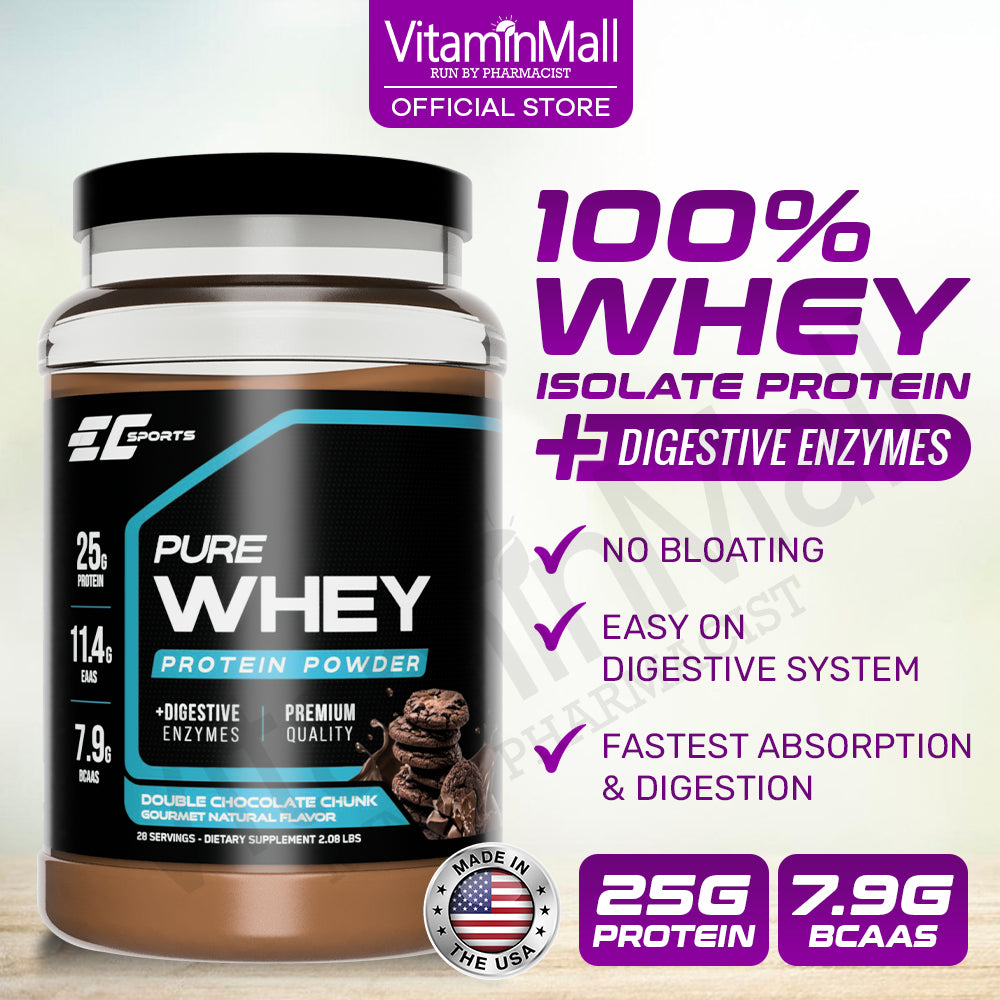 EC Sports Whey Protein Tub