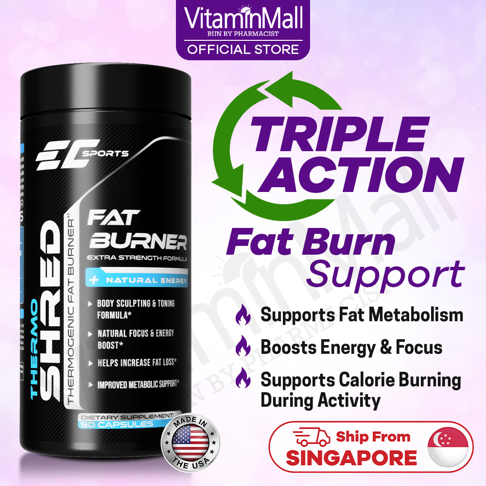 EC Sports ThermoShred Thermogenic Fat Burner - 90 Capsules