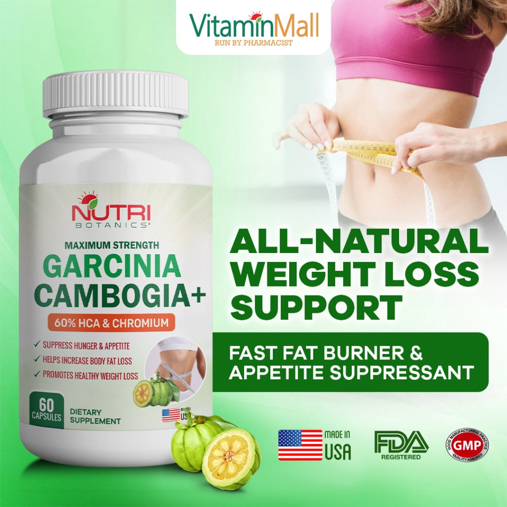 Nutri Botanics Maximum Strength Garcinia Cambogia +  - 60 Capsules