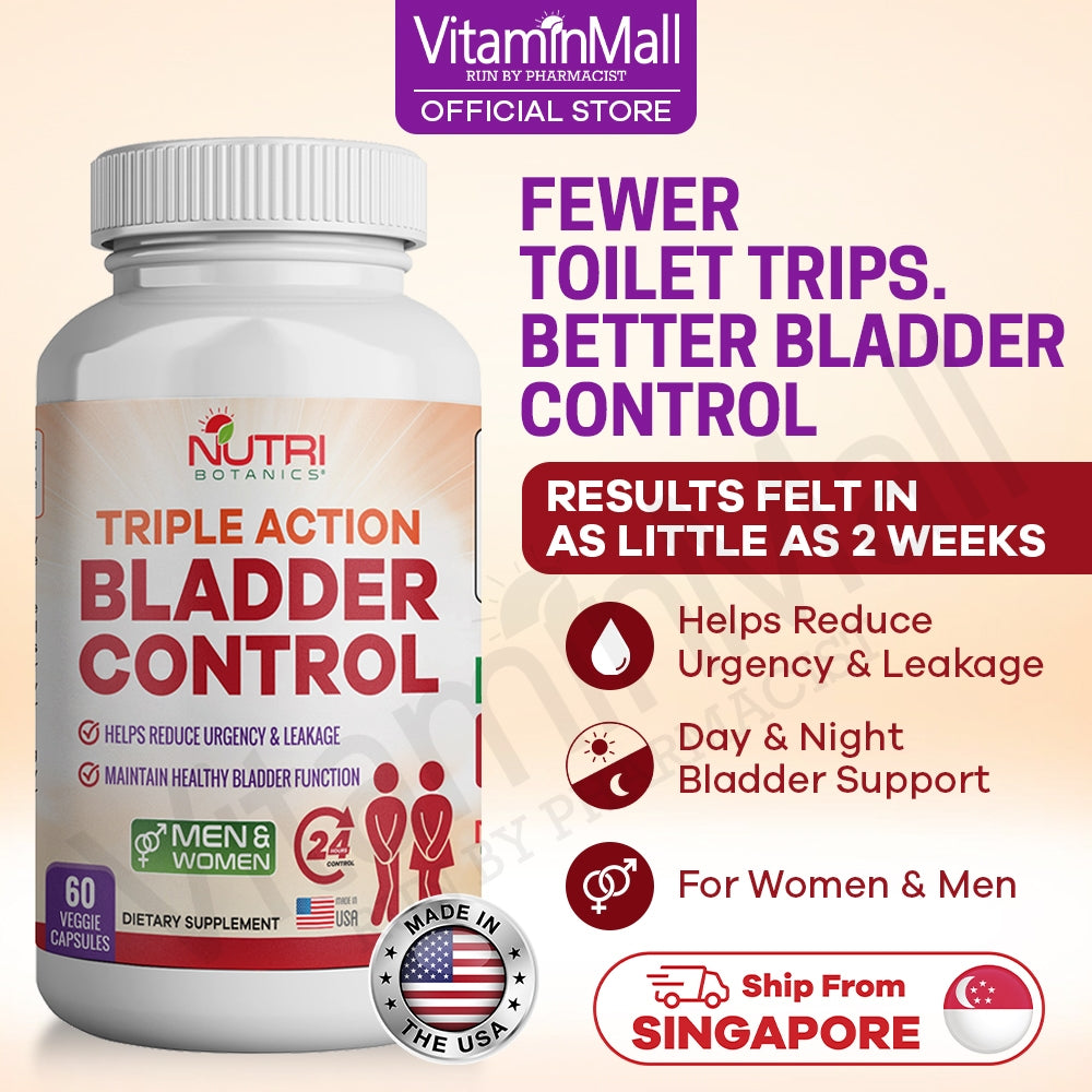 Nutri Botanics Bladder Control – 60 Capsules