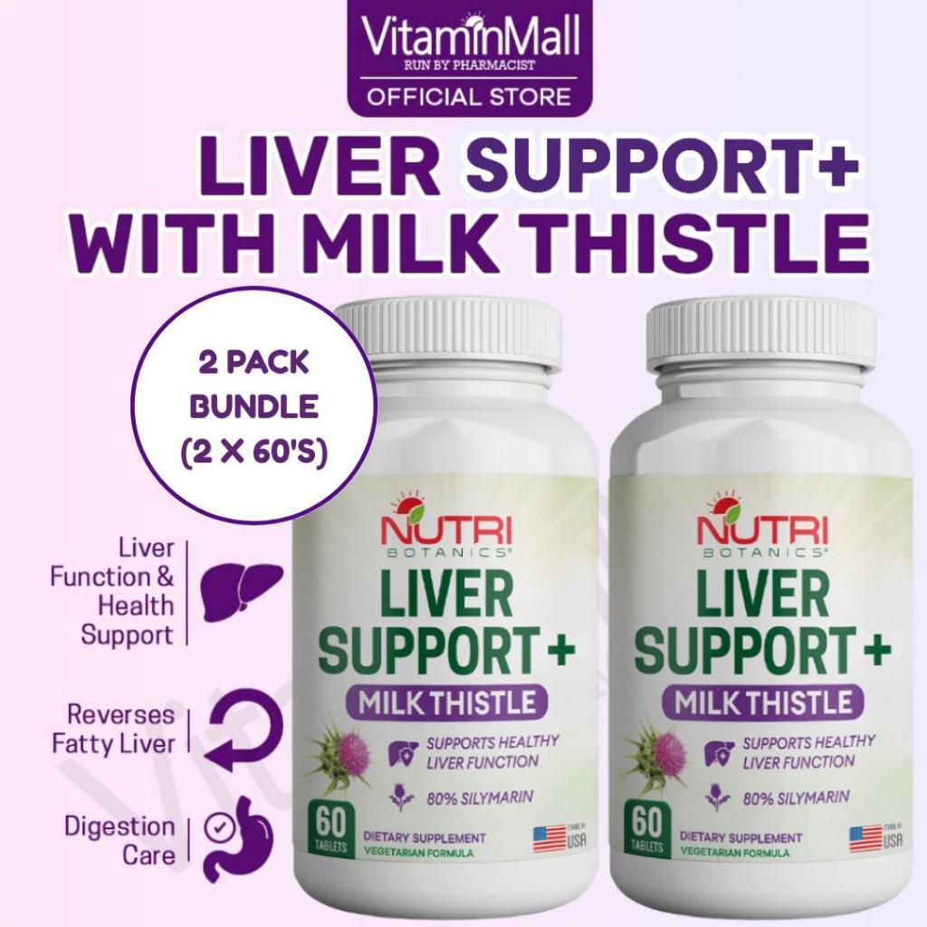 Nutri Botanics Liver Support with Milk Thistle & Silymarin Extract