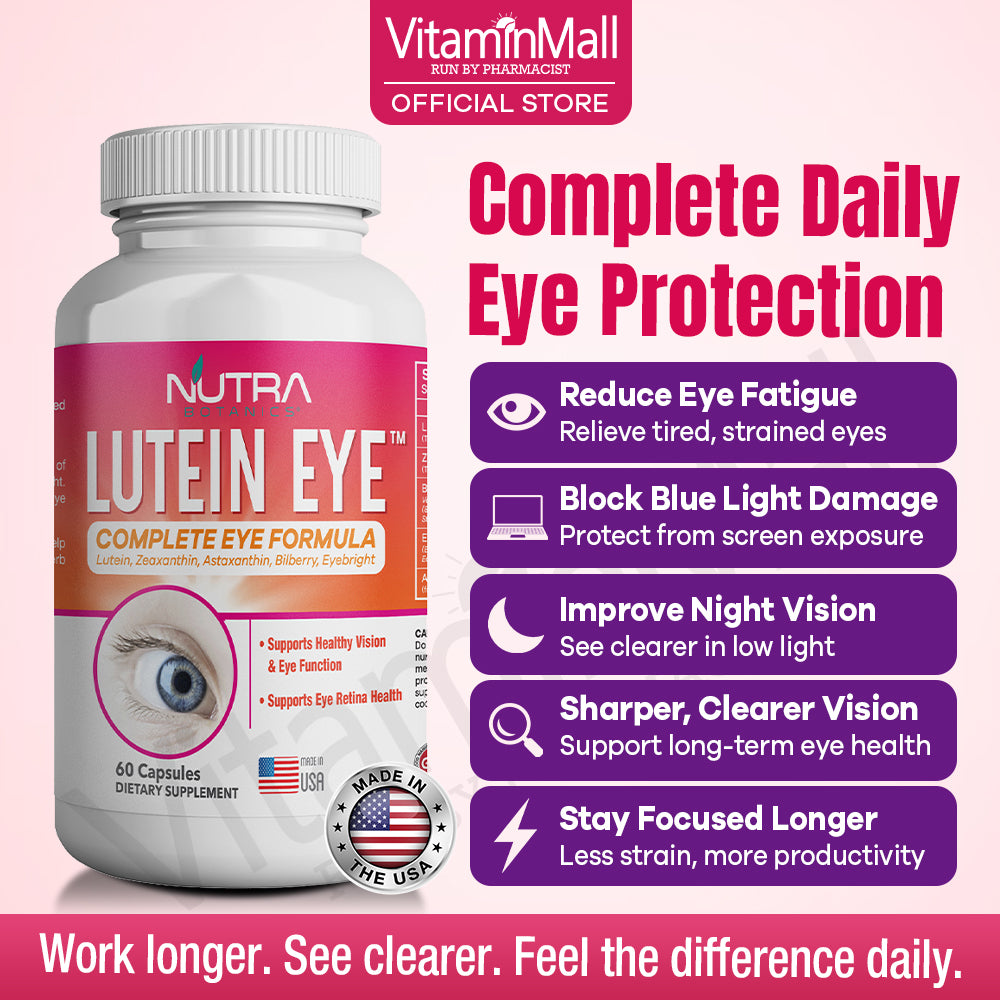 Nutra Botanics Lutein Eye - 60 Capsules