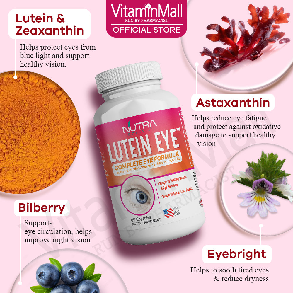 Nutra Botanics Lutein Eye - 60 Capsules