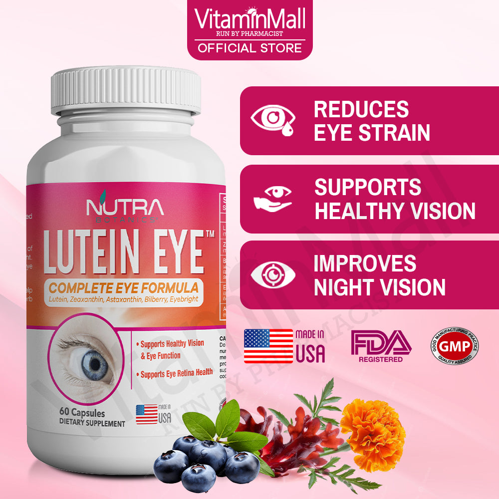 Nutra Botanics Lutein Eye - 60 Capsules