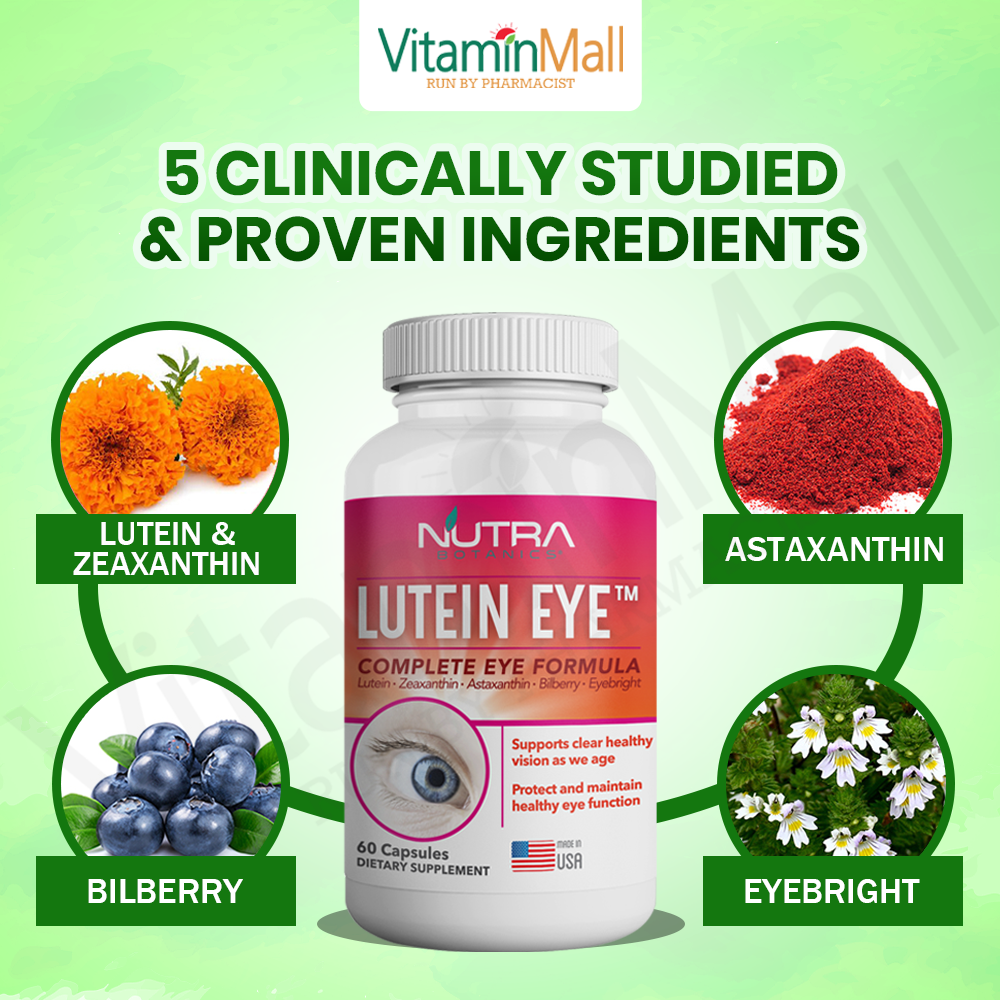 Nutra Botanics Lutein Eye - 60 Capsules