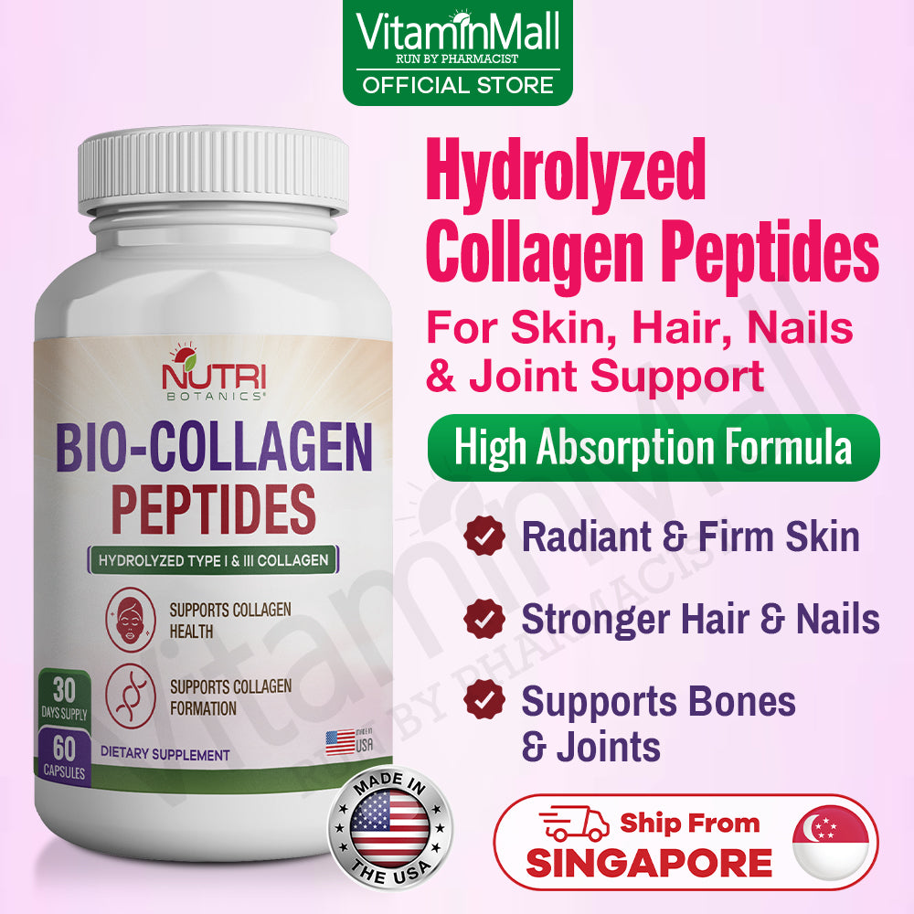Nutri Botanics Bio Collagen Peptides – 60 Capsules