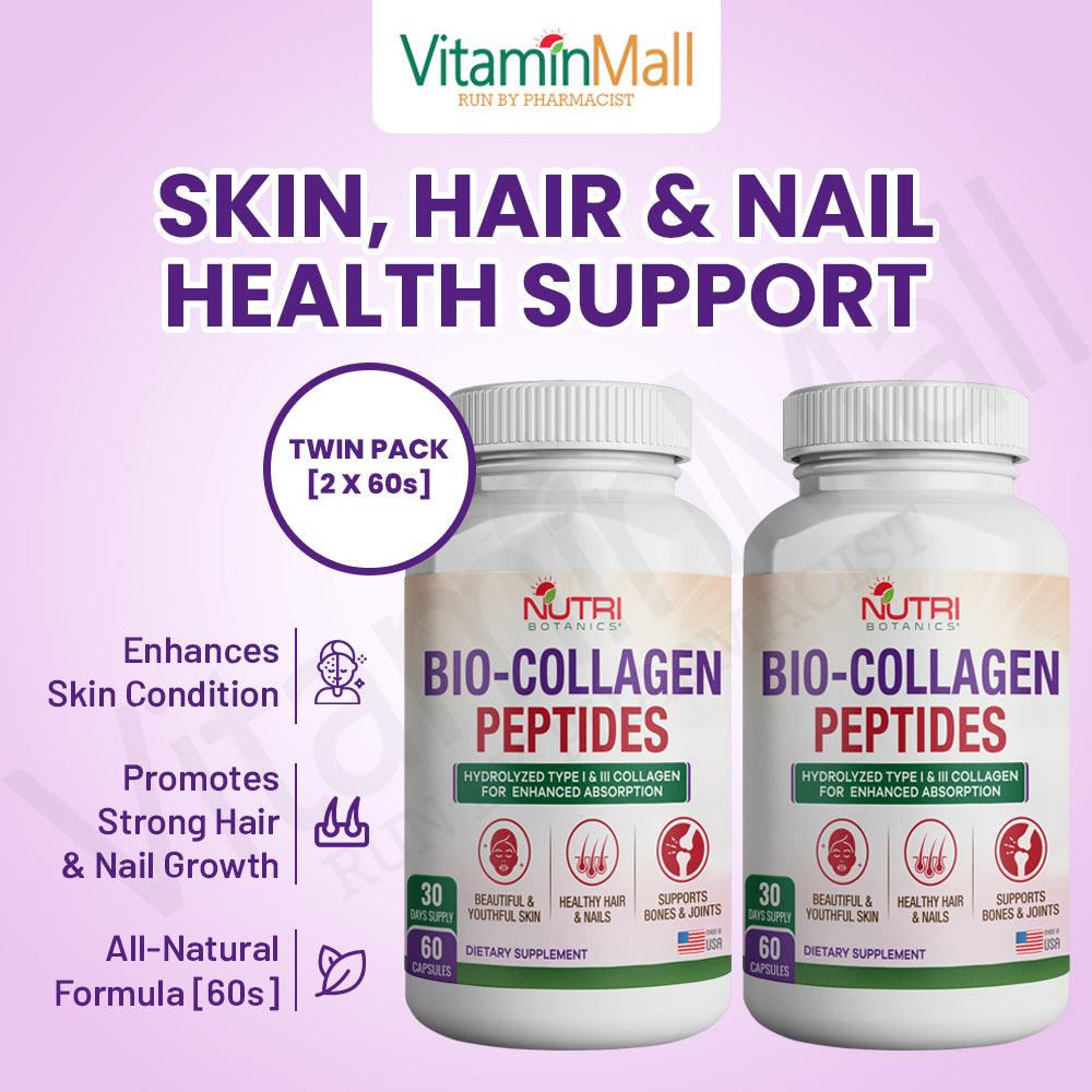 Nutri Botanics Bio Collagen Peptides – 60 Capsules