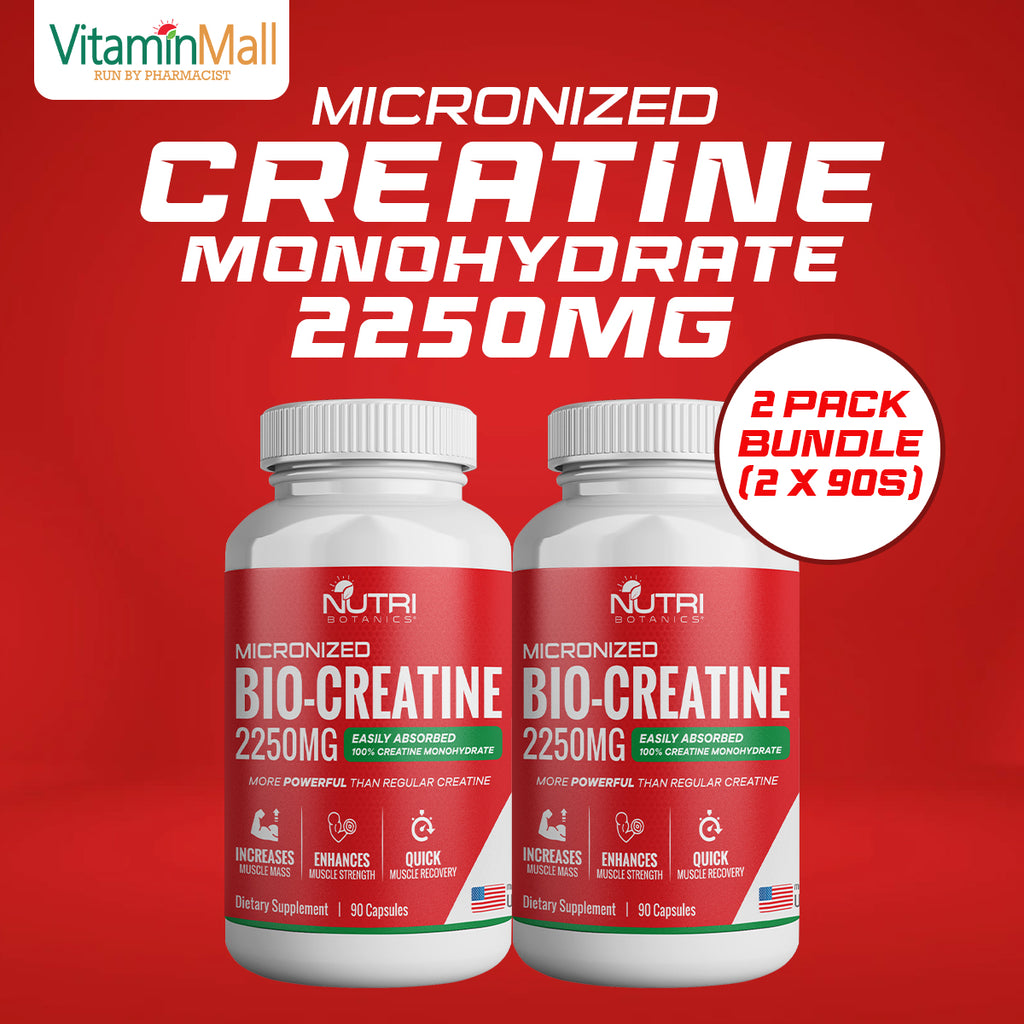 Nutri Botanics Bio Creatine Monohydrate - 2250mg