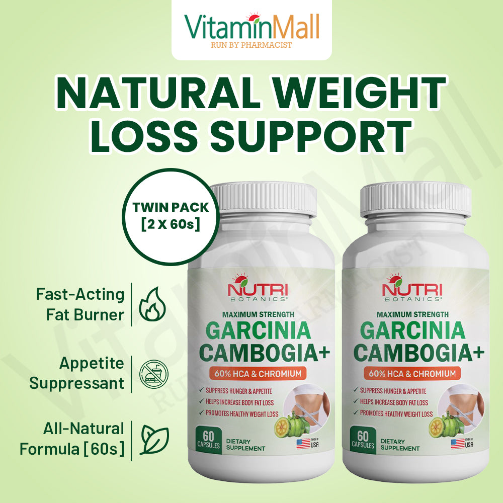 Nutri Botanics Maximum Strength Garcinia Cambogia +  - 60 Capsules