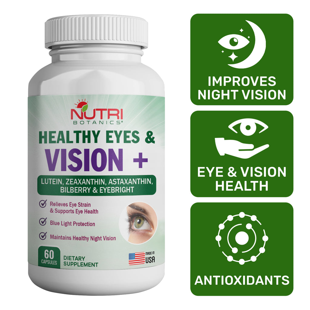 Nutri Botanics Healthy Eye & Vision+ - 60 Capsules