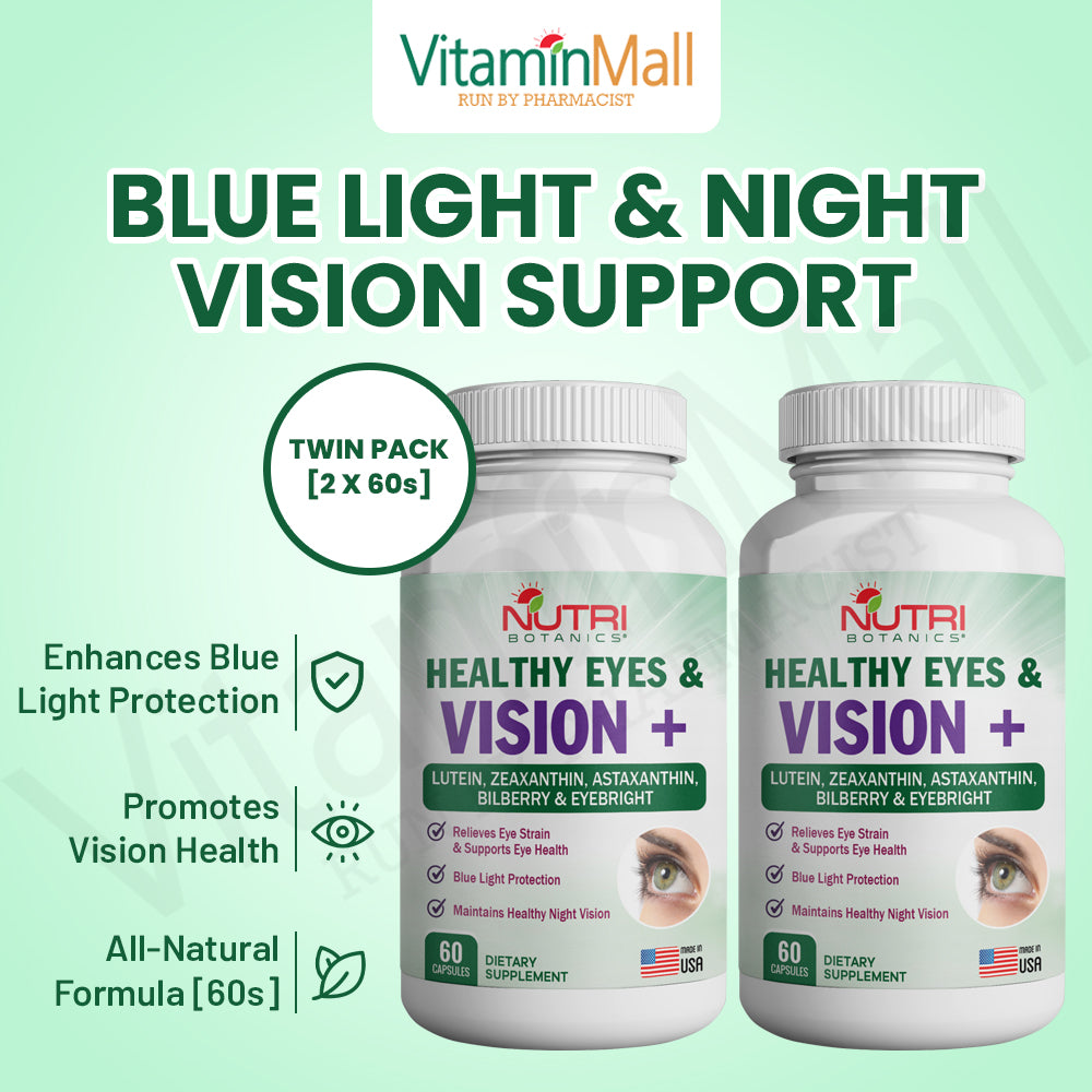 Nutri Botanics Healthy Eye & Vision+ - 60 Capsules