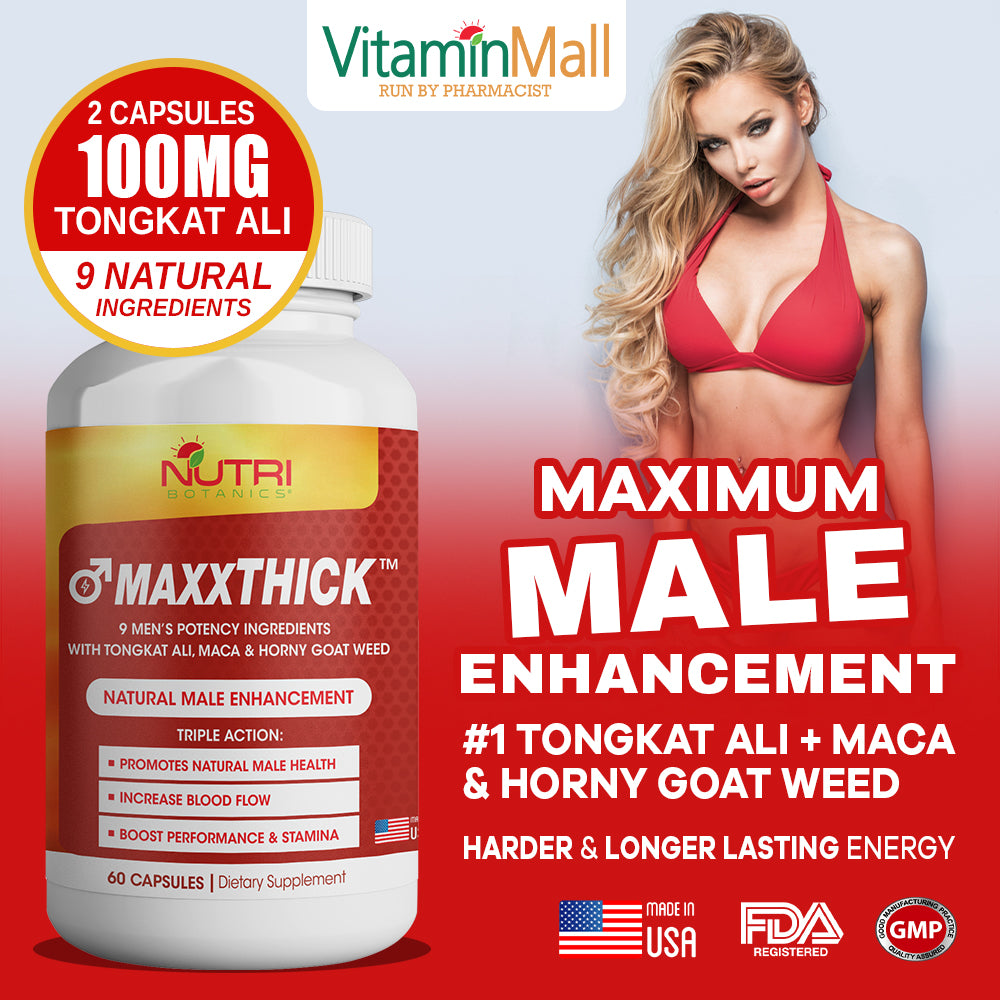 MAXXTHICK Male Enhancement Pill for Men - 60 Capsules