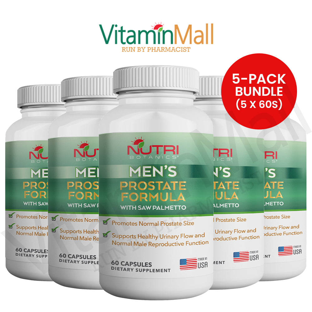 Nutri Botanics Men Prostate Formula with Saw Palmetto - 60 Capsules
