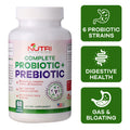 Nutri Botanics Prebiotic + Probiotic Supplement – 60 Veggie Capsules
