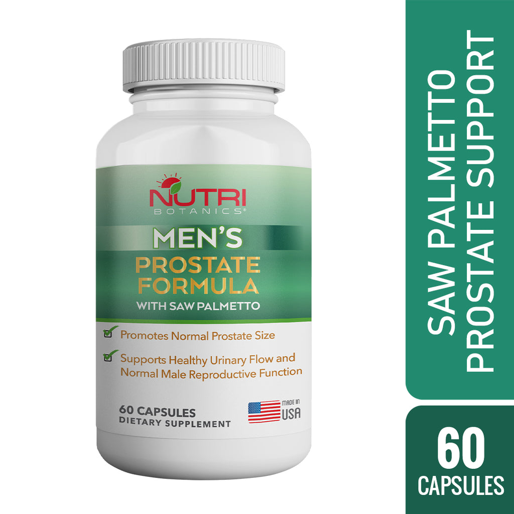 Nutri Botanics Men Prostate Formula with Saw Palmetto - 60 Capsules