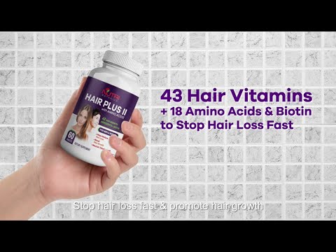Nutri Botanics Hair Plus II with Amino Acids – 60 Tablets