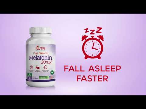 Nutri Botanics Fast Dissolve Melatonin - 20mg