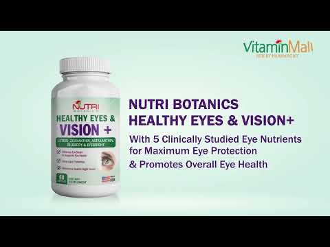 Nutri Botanics Healthy Eye & Vision+ - 60 Capsules