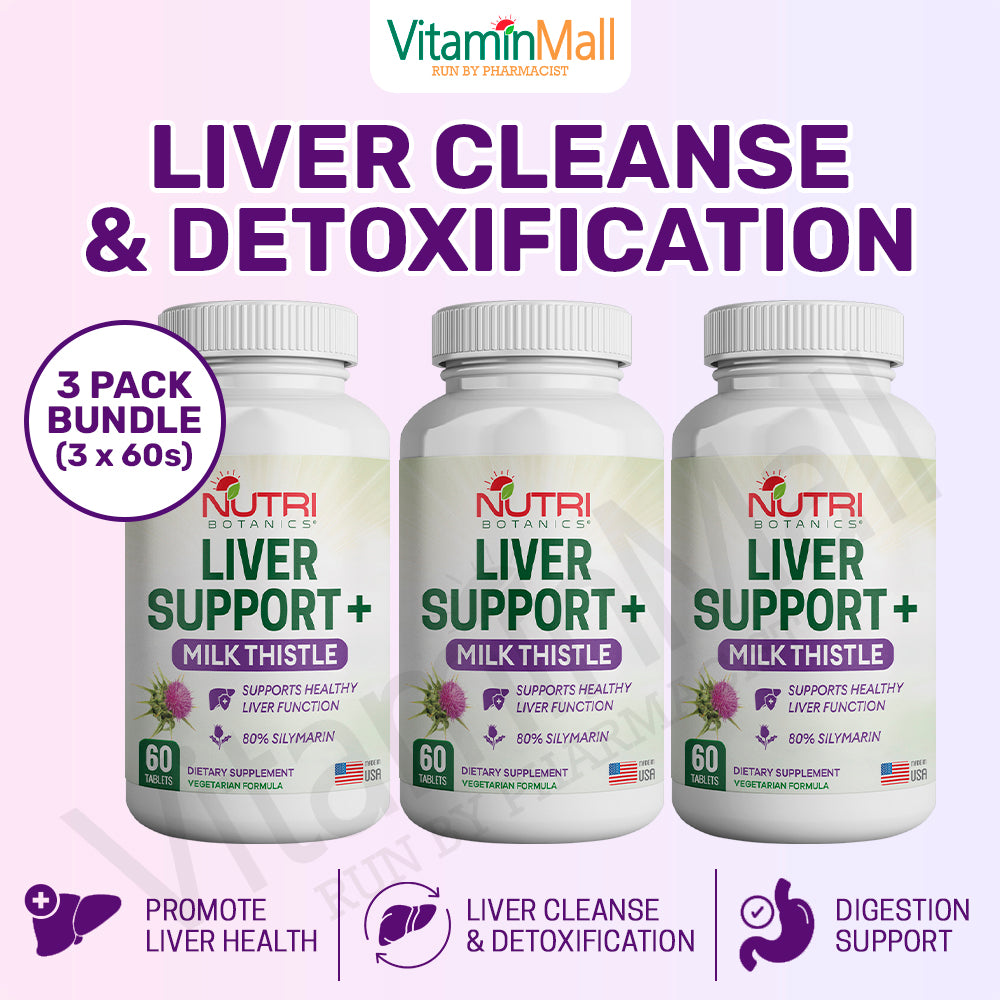 Nutri Botanics Liver Support with Milk Thistle & Silymarin Extract